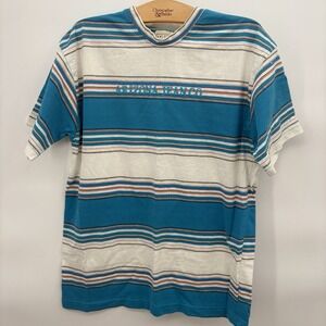 Vintage Arizona Jeans Co Striped Crewneck T‎ Shirt 90s Mens Medium #11B
